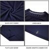 imageDEVOROPA Boys UPF 50 Long Sleeve Rash Guard Swim Shirt Quick Dry Lightweight Swimsuit Youth SPF Fishing Hiking Sun ShirtsNavy