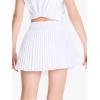 imageDEVOROPA Girls Pleated Tennis Skirt with Liner Shorts Youth Athletic Golf School Cheer Skirts Kids Teen Skorts PocketsWhite