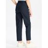imageDEVOROPA Youth Boys Golf Pants Quick Dry Athletic Chino Flat Front Pants Kids School Uniform ClothesDark Gray