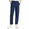 imageDEVOROPA Youth Boys Golf Pants Quick Dry Athletic Chino Flat Front Pants Kids School Uniform ClothesNavy