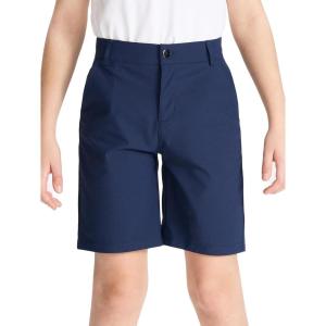 imageDEVOROPA Boys Golf ampamp School Uniform Shorts  Beige Regular Rise Modern StyleNavy