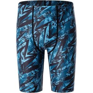 imageDEVOROPA Boys Swim Jammers Youth Competitive Swim Team Trunks Racing Swimsuit Athletic Swimming Shorts SlimStandardHuskyAbstract D
