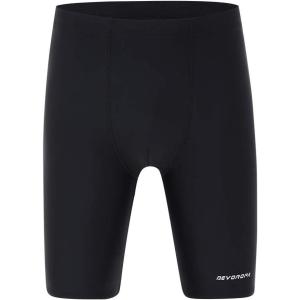 imageDEVOROPA Boys Swim Jammers Youth Competitive Swim Team Trunks Racing Swimsuit Athletic Swimming Shorts SlimStandardHuskyBlack