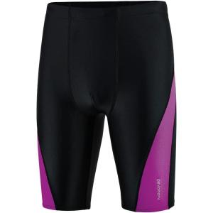 imageDEVOROPA Boys Swim Jammers Youth Competitive Swim Team Trunks Racing Swimsuit Athletic Swimming Shorts SlimStandardHuskyBlackPurple