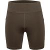 imageDEVOROPA Girls 5quot Spandex Volleyball Bike Shorts Stretch Youth Athletic Gymnastics Kid Yoga Dance Compression Shorts PocketBrown