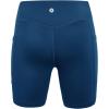 imageDEVOROPA Girls 5quot Spandex Volleyball Bike Shorts Stretch Youth Athletic Gymnastics Kid Yoga Dance Compression Shorts PocketDark Blue