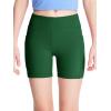 imageDEVOROPA Girls 5quot Spandex Volleyball Bike Shorts Stretch Youth Athletic Gymnastics Kid Yoga Dance Compression Shorts PocketGreen