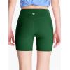 imageDEVOROPA Girls 5quot Spandex Volleyball Bike Shorts Stretch Youth Athletic Gymnastics Kid Yoga Dance Compression Shorts PocketGreen