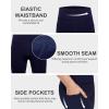 imageDEVOROPA Girls 5quot Spandex Volleyball Bike Shorts Stretch Youth Athletic Gymnastics Kid Yoga Dance Compression Shorts PocketNavy