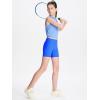 imageDEVOROPA Girls 5quot Spandex Volleyball Bike Shorts Stretch Youth Athletic Gymnastics Kid Yoga Dance Compression Shorts PocketRoyal Blue