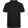 imageDEVOROPA Polo Shirts for Boys Short Sleeve Striped Stretch Youth School Uniform Golf Polo Sports Athletic Casual TopsBlack