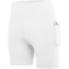 imageDEVOROPA Girls 5quot Spandex Volleyball Bike Shorts Stretch Youth Athletic Gymnastics Kid Yoga Dance Compression Shorts PocketWhite