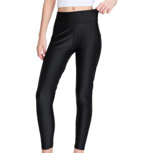 imageDEVOROPA Boys Girls Swim Pants Quick Dry Swimming Leggings Board Surfing Beach Swimwear UPF 50 Tights Rash Guard SwimsuitBlack