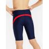 imageDEVOROPA Boys Swim Jammers Youth Competitive Swim Team Trunks Racing Swimsuit Athletic Swimming Shorts SlimStandardHuskyNavyRed