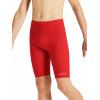 imageDEVOROPA Boys Swim Jammers Youth Competitive Swim Team Trunks Racing Swimsuit Athletic Swimming Shorts SlimStandardHuskyRed