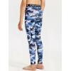 image:imageDEVOROPA Boys Leggings Youth Compression Pants Sports Tights Basketball Football Baseball Soccer Baselayer SlimRegularHuskyCamo Blue