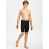 image:imageDEVOROPA Youth Boys Compression Shorts Performance Athletic Base Layers Workout Training Underwear Side PocketBlack