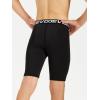 image:imageDEVOROPA Youth Boys Compression Shorts Performance Athletic Base Layers Workout Training Underwear Side PocketBlack