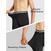 image:imageDEVOROPA Youth Boys Compression Shorts Performance Athletic Base Layers Workout Training Underwear Side PocketBlack