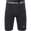 image:imageDEVOROPA Youth Boys Compression Shorts Performance Athletic Base Layers Workout Training Underwear Side PocketBlackBlackwith Side Pockets