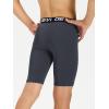 image:imageDEVOROPA Youth Boys Compression Shorts Performance Athletic Base Layers Workout Training Underwear Side PocketBlackGrayno Side Pockets