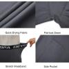 image:imageDEVOROPA Youth Boys Compression Shorts Performance Athletic Base Layers Workout Training Underwear Side PocketBlackGraywith Side Pockets