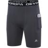image:imageDEVOROPA Youth Boys Compression Shorts Performance Athletic Base Layers Workout Training Underwear Side PocketBlackGraywith Side Pockets