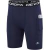 image:imageDEVOROPA Youth Boys Compression Shorts Performance Athletic Base Layers Workout Training Underwear Side PocketBlackNavywith Side Pockets