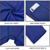 image:imageDEVOROPA Youth Boys Compression Shorts Performance Athletic Base Layers Workout Training Underwear Side PocketBlackRoyalwith Side Pockets