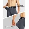 image:imageDEVOROPA Youth Boys Compression Shorts Performance Athletic Base Layers Workout Training Underwear Side PocketGray