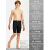 image:imageDEVOROPA Youth Boys Compression Shorts Performance Athletic Base Layers Workout Training Underwear Side PocketGray