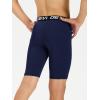 image:imageDEVOROPA Youth Boys Compression Shorts Performance Athletic Base Layers Workout Training Underwear Side PocketNavy