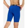 image:imageDEVOROPA Youth Boys Compression Shorts Performance Athletic Base Layers Workout Training Underwear Side PocketRoyal Blue