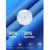 image:imageDEVOROPA Youth Boys Swim Shorts Square Leg Swimsuit Nylon Swimming Boxer Brief UPF 50Blue