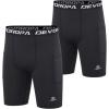 image:imageDEVOROPA Youth Boys Compression Shorts Performance Athletic Base Layers Workout Training Underwear Side PocketBlackBlackwith Side Pockets