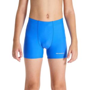 image:imageDEVOROPA Youth Boys Swim Shorts Square Leg Swimsuit Nylon Swimming Boxer Brief UPF 50Blue