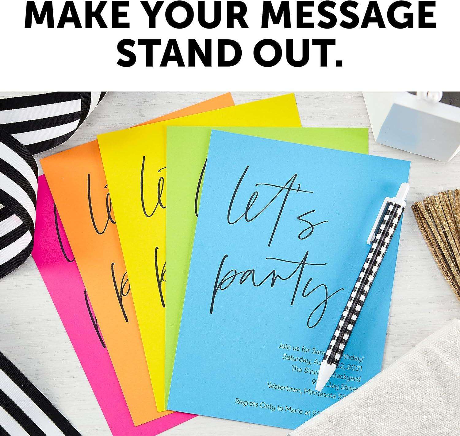 imageAstrobrights Mega Collection Colored CardstockquotClassicquot 5Color Assortment 320 Sheets 65 lb176 gsm 85quot x 11quot  MORE SHEETS 9163085 x 11 Inch Pack of 320