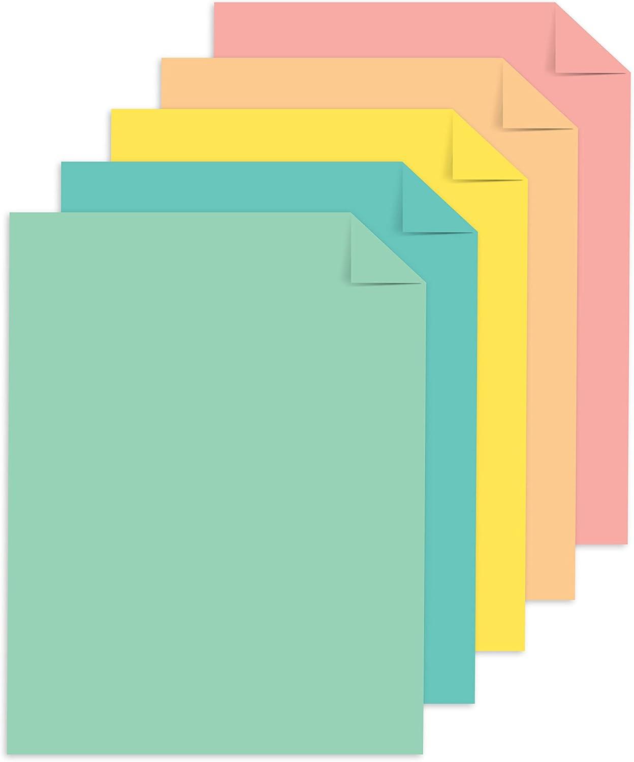 imageAstrobrights Mega Collection Colored Paper Punchy Pastel 5Color Assortment 625 Sheets 24 lb89 gsm 85quot x 11quot  MORE SHEETS 91732625 Count Pack of 1