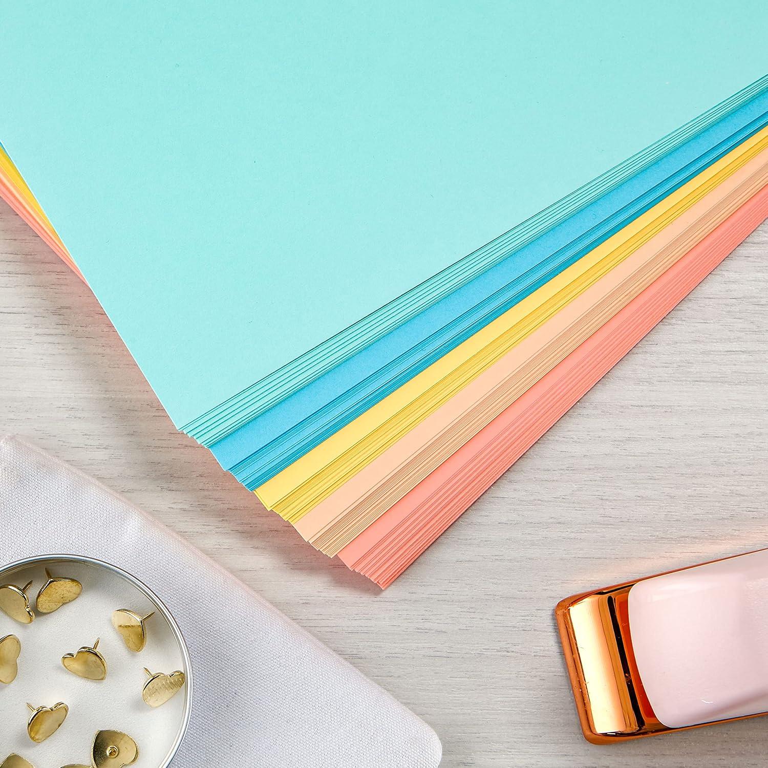 imageAstrobrights Mega Collection Colored Paper Punchy Pastel 5Color Assortment 625 Sheets 24 lb89 gsm 85quot x 11quot  MORE SHEETS 91732625 Count Pack of 1