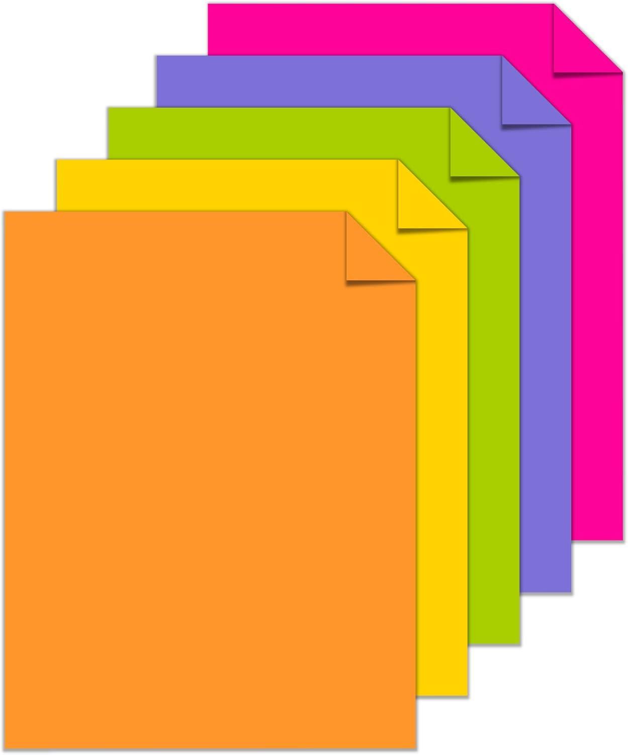 imageAstrobrights Mega Collection Colored Paper quotJoyfulquot 5Color Assortment 625 Sheets 24 lb89 gsm 85quot x 11quot  MORE SHEETS 91624625 Count Pack of 1