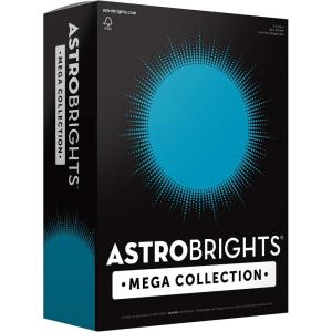imageAstrobrights Mega Collection Colored Paper Ultra Blue 625 Sheets 24 lb89 gsm 85quot x 11quot  MORE SHEETS 91690625 Count Pack of 1