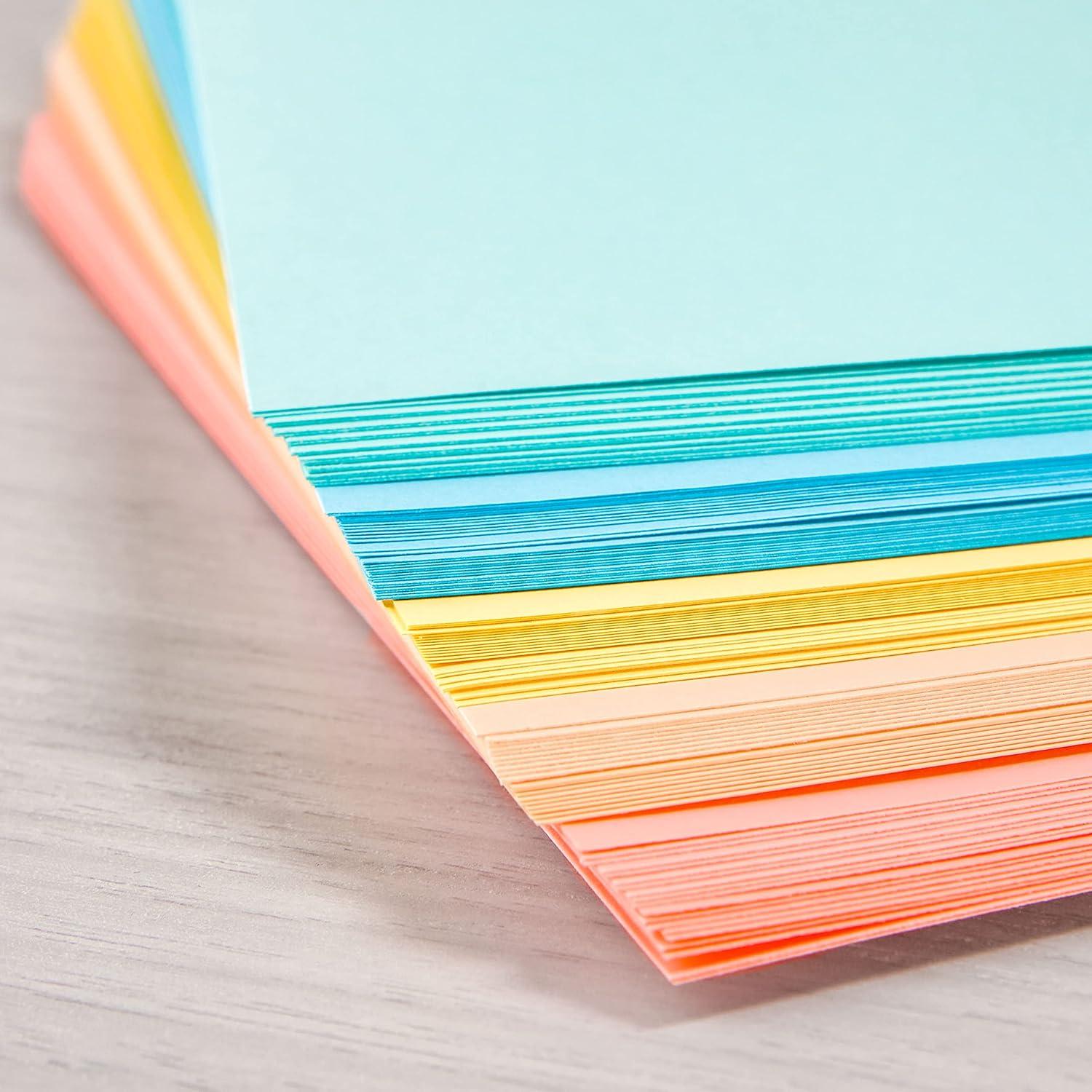 imageAstrobrights Mega Collection Colored Cardstock Punchy Pastel 5Color Assortment 320 Sheets 65 lb176 gsm 85quot x 11quot  MORE SHEETS 91780Cardstock