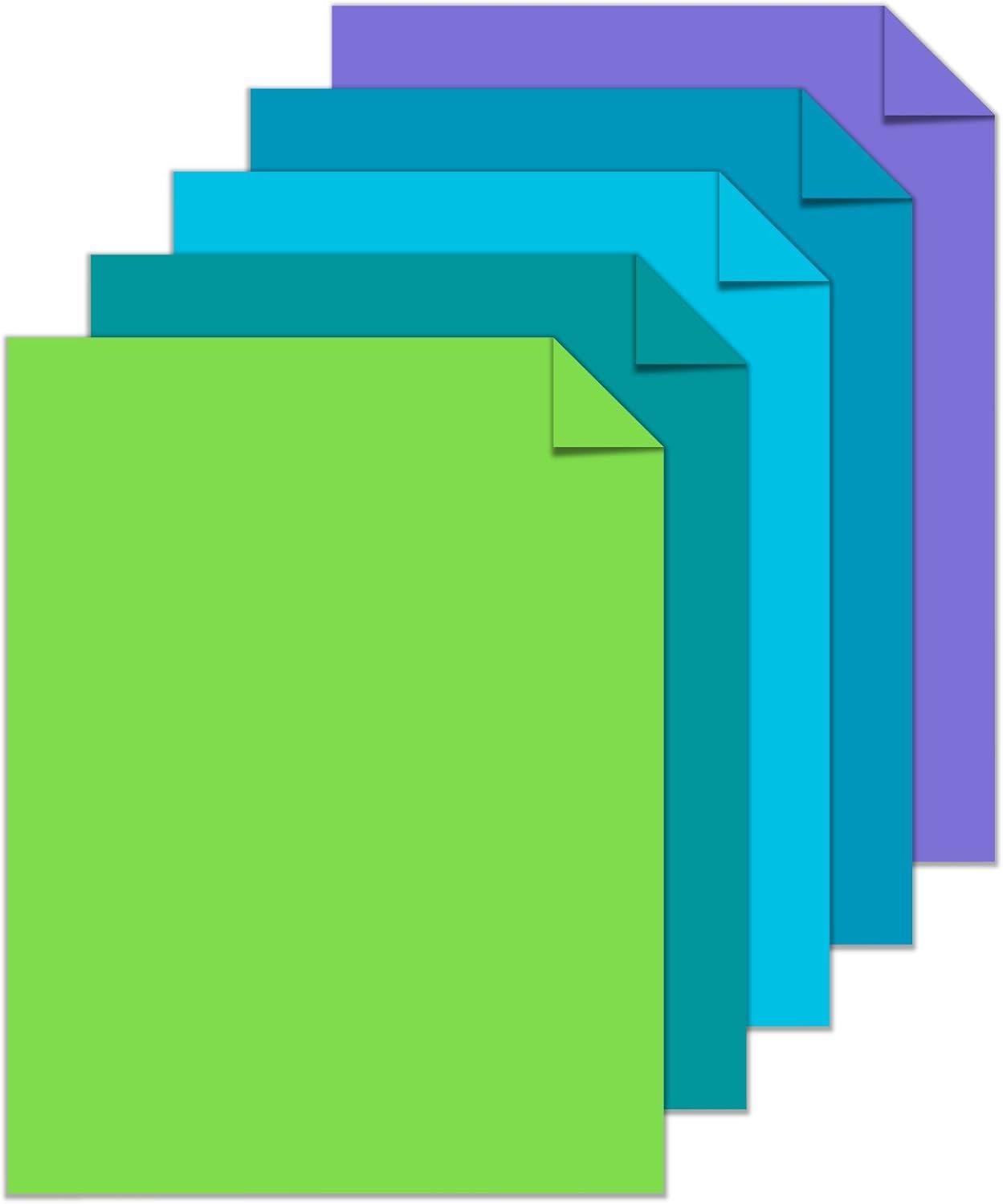 imageAstrobrights Mega Collection Colored CardstockquotFrostyquot 5Color Assortment 320 Sheets 65 lb176 gsm 85quot x 11quot 91689Cardstock