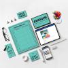 imageAstrobrights Mega Collection Colored Cardstock Punchy Pastel Blue Bliss 320 Sheets 65 lb176 gsm 85quot x 11quot  MORE SHEETS 9174685 x 11inches