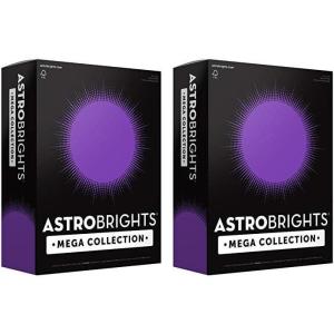 imageAstrobrights Mega Collection Colored Cardstock Ultra Purple 320 Sheets 65 lb176 gsm 85quot x 11quot  MORE SHEETS 916961 Ream Pack of 2