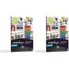 imageAstrodesigns Sticker Paper 12quot x 12quot Fully Adhesive Back White 30 Sheets 91709Black