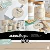imageAstrodesigns Sticker Paper 12quot x 12quot Fully Adhesive Back White 30 Sheets 91709Kraft