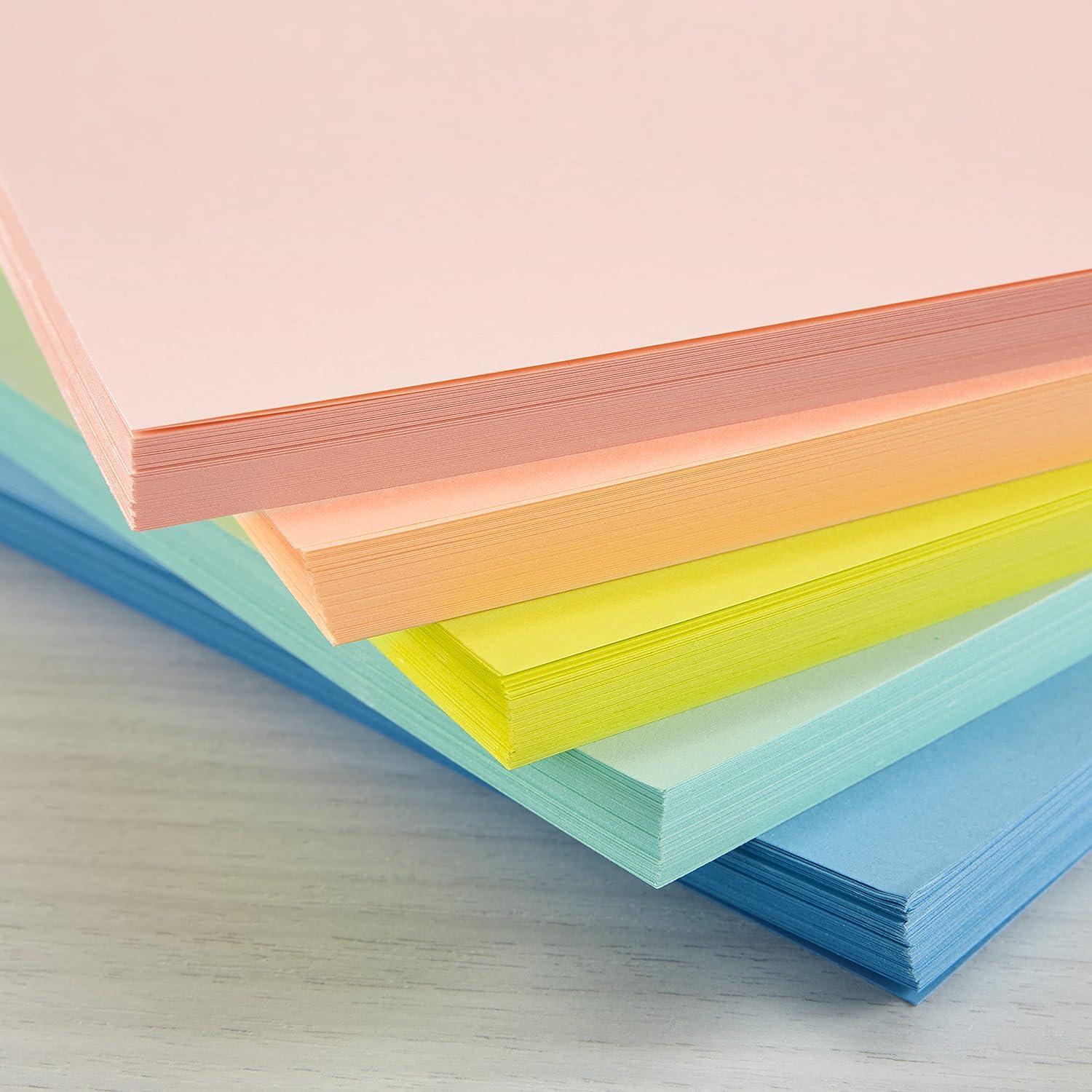 imageAstrobrights Color Paper 85quot x 11quot 24 lb89 gsm Sprinkle 5Color Assortment 300 Sheets 9400085 x 11 inches