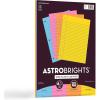 imageAstrobrights Filler Paper 8quot x 10 12quot Wide Ruled 20 Lb FSC Certified Assorted Colors Pack Of 100 Sheetspack of 100 sheets