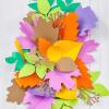 imageAstrodesigns Crafting Cardstock 12quot x 12quot 65 lb176 gsm 7Color Fall Assortment 84 Sheets 91822